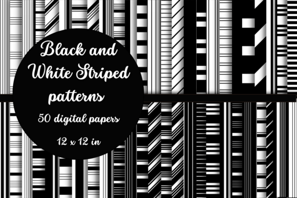 Black and White Striped Patterns