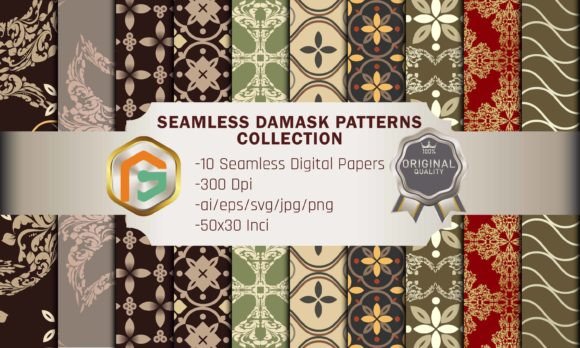 Discover the Beauty and Versatility of Damask Seamless Pattern