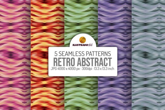 Exploring the RETRO ABSTRACT SET: A Versatile Design Resource for Creative Projects