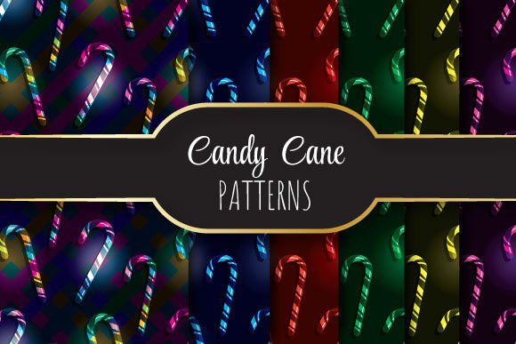 Glowing Candy Canes: A Versatile Design Resource