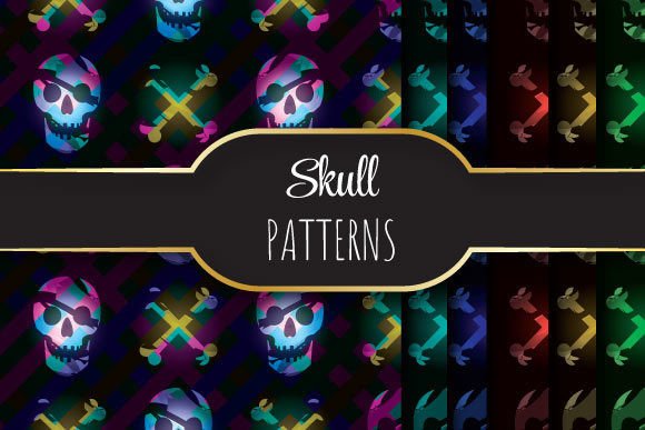 Glowing Skulls: A Unique Design Element