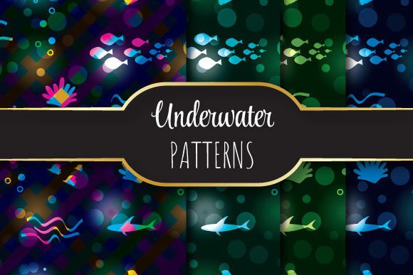 Glowing Underwater Patterns