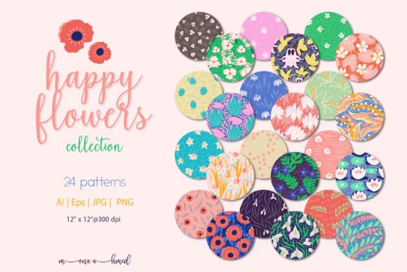 Happy Flowers Pattern Collection: A Strategic Tool for Creative and Business Success