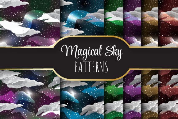 Magical Sky: A Unique Approach to Seamless Vector Patterns
