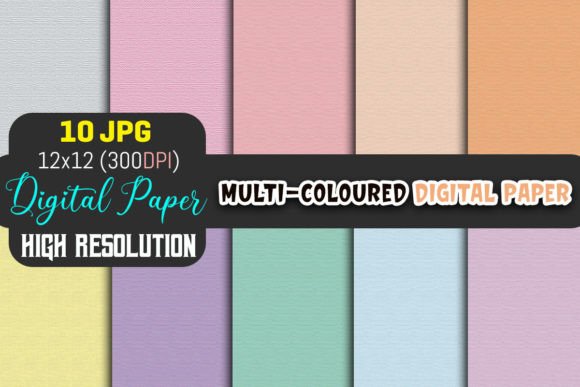 Multi-Colored Seamless Digital Paper