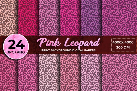 Pink Leopard Print Backgrounds: A Versatile Design for Modern Creativity
