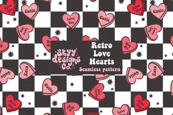 Trendy Love Hearts Seamless Pattern: A Creative Essential for Valentine’s Day