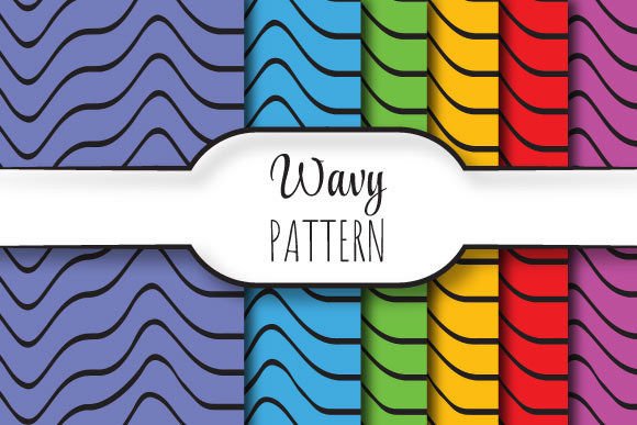 Wavy Pattern: Seamless, Scalable & Ready to Use